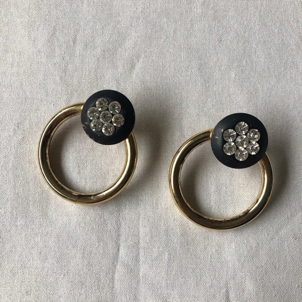 Vintage Retro Costume Earring's Hoops Carousel 18