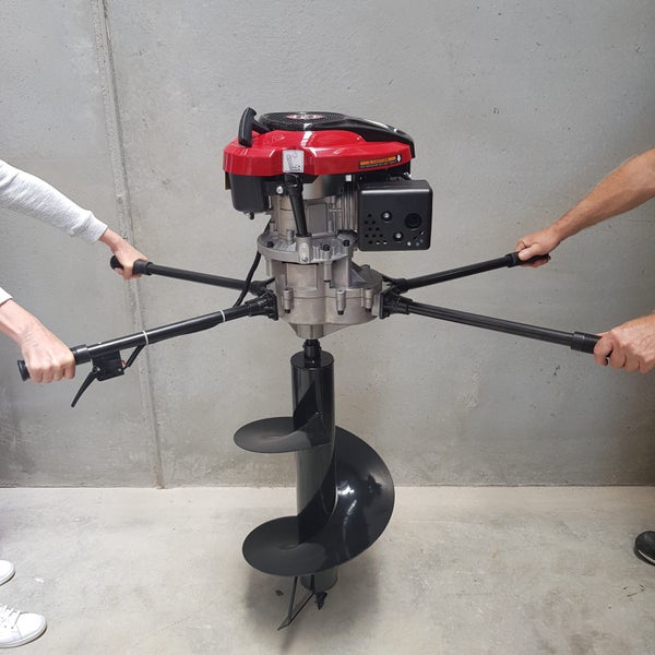 POST HOLE BORER 196cc 8Hp 2 Man Earth Auger Carousel 1