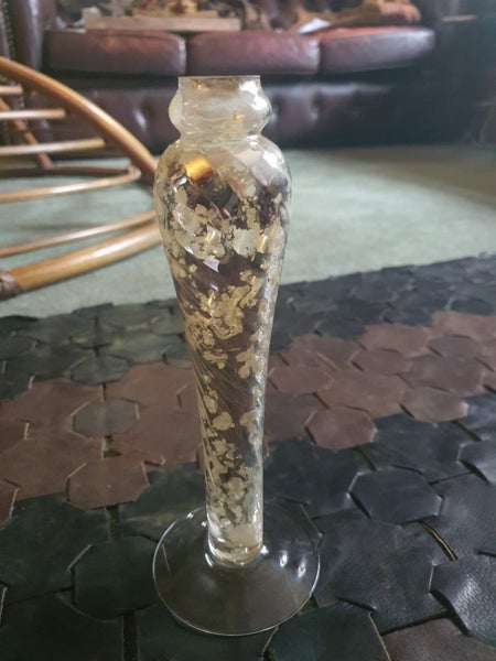 Vintage Hand Blown Glass Vase Carousel 1