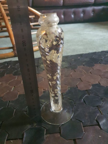 Vintage Hand Blown Glass Vase Carousel 4