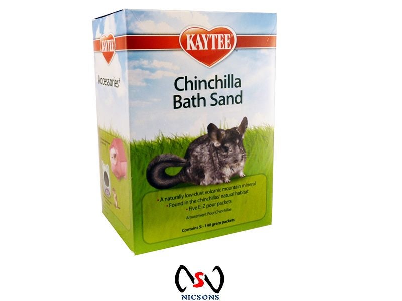 KAYTEE Chinchilla Bath Sand 5x140g Carousel 1