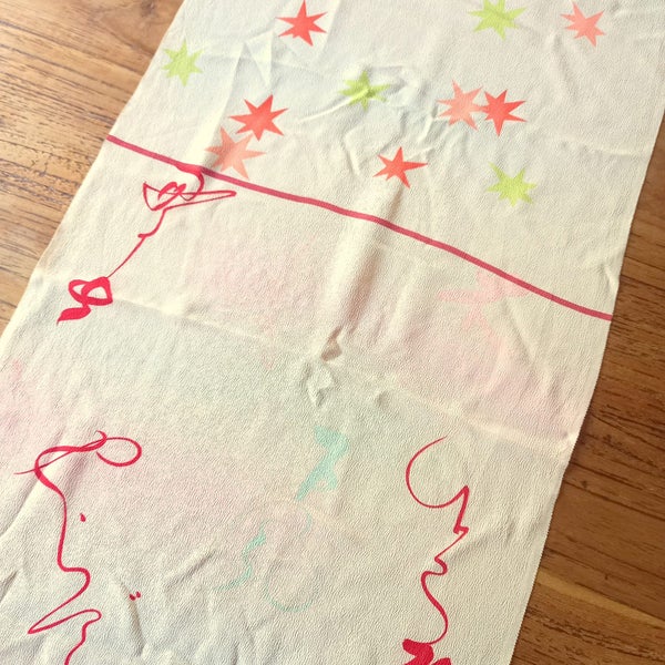 Vintage Japanese Kimono silk fabric Carousel 2