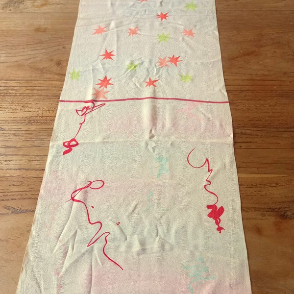Vintage Japanese Kimono silk fabric Carousel 1