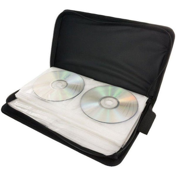 80 Sleeve CD DVD Blu Ray Disc Carry Case Holder Bag Wallet Storage Ring Binder Carousel 4