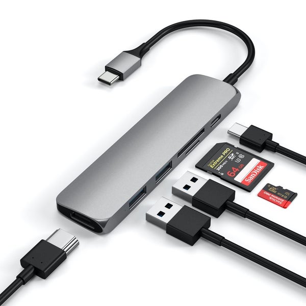 Satechi Slim USB-C MultiPort Adapter Version 2 - Space Grey Carousel 2