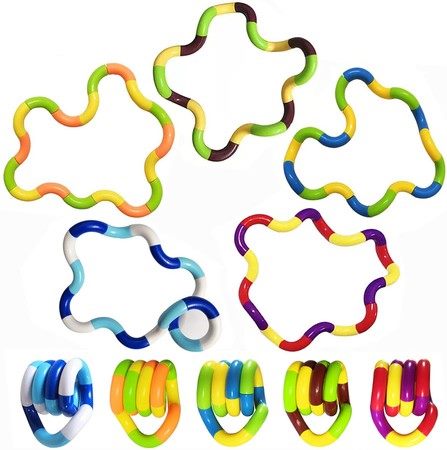 5PCS Tangles Brain Imagine Tools Magic Fidget Toys Carousel 1