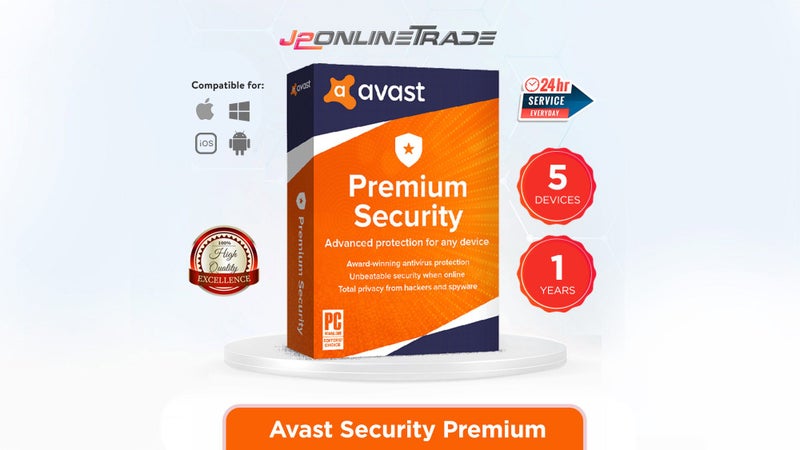 Avast Premium Security Antivirus - 5 Device 1 Year Carousel 1