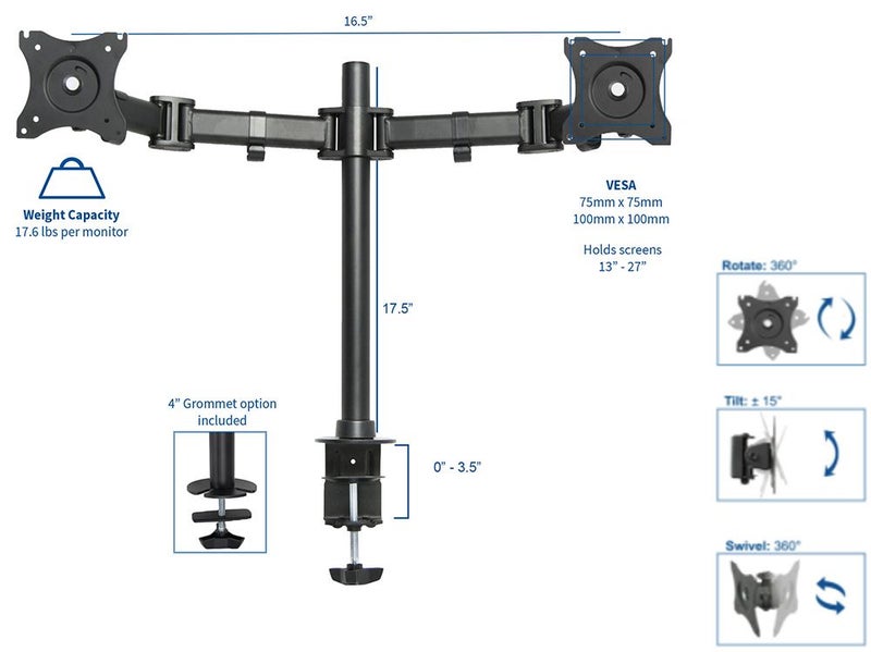 Monitor Stand Adjustable Carousel 11