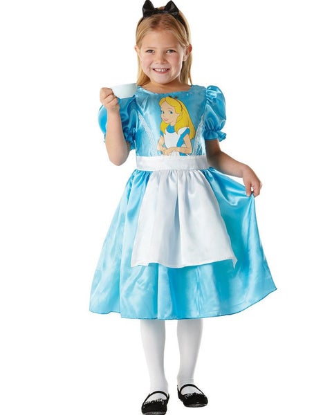 Disney Alice In Wonderland Classic Girls Costume Carousel 1