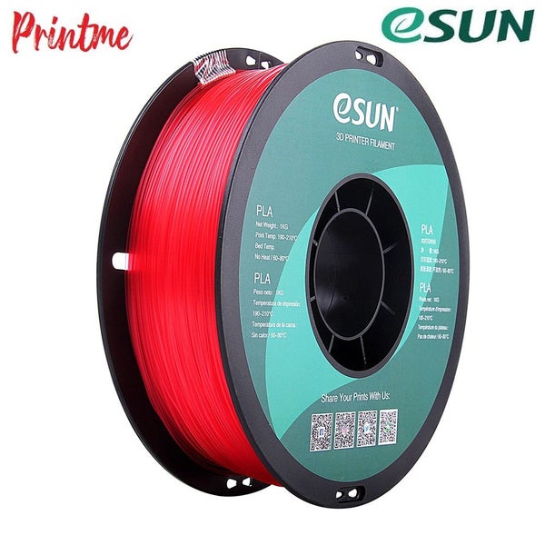 eSUN PLA GLASS WATERMELON RED 1.75mm 3D PRINTER FILAMENT 1kg/2.2lbs Carousel 2
