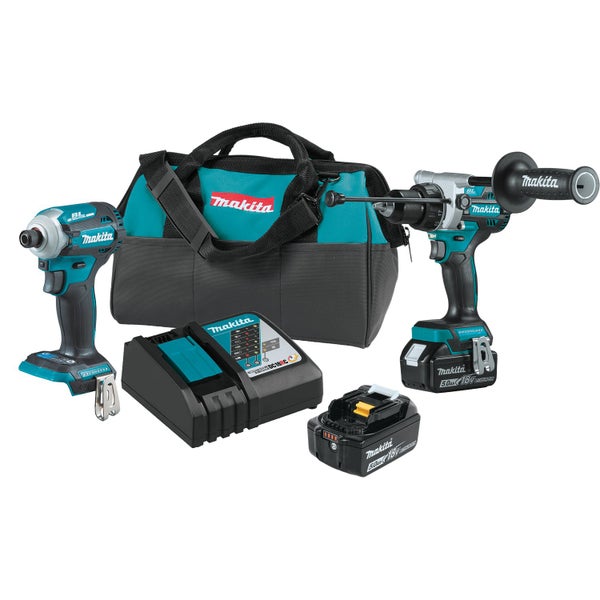 Makita 18V LXT LithiumIon Brushless Cordless 2Pc. Combo Kit (5.0Ah) XT288T Carousel 1