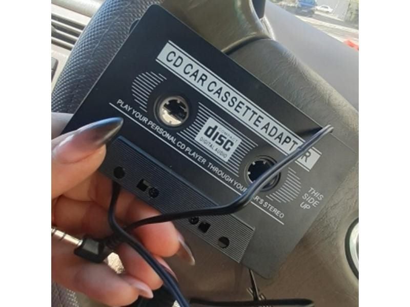 Car Tape Audio Cassette Mp3 Player Converter Aux Adapter 3.5mm Jack Plug For Carousel 2