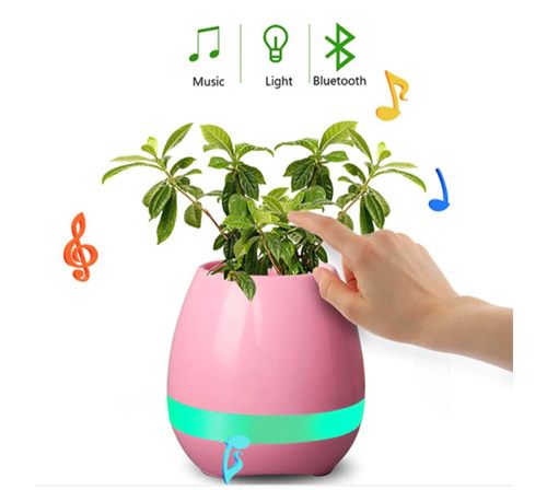 FLOWER POT WITH WIRELESS BLUETOOTH SPEAKERS Carousel 1