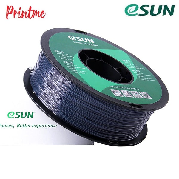 eSUN PETG TRANSPRENT GREY 1.75mm 3D PRINTER FILAMENT 1kg/2.2lbs Carousel 2