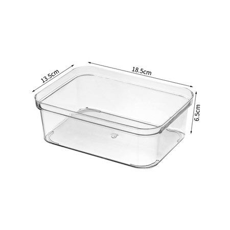 4PCS Food Storage Containers Organizer Refrigerator Storage Box Carousel 2