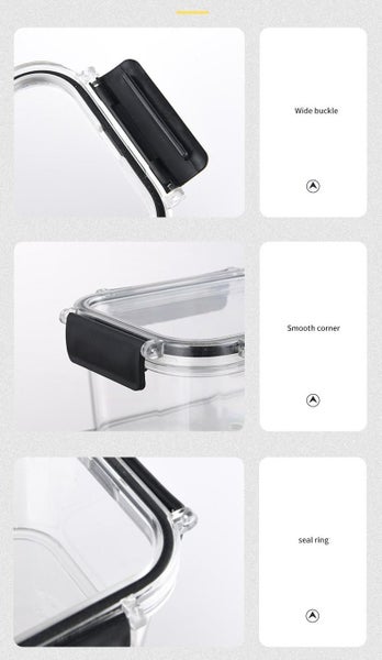 3PCS Refrigerator Freezer Food Storage Containers Box Carousel 2