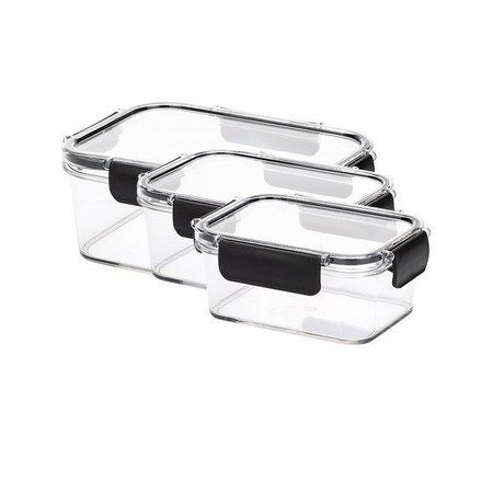 3PCS Refrigerator Freezer Food Storage Containers Box Carousel 1