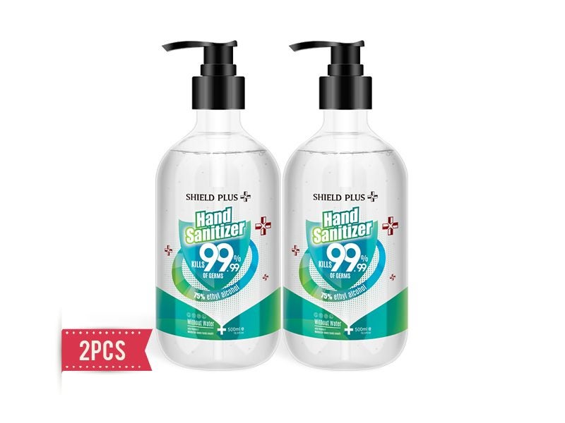 Gel Hand Sanitiser 500ml Pack of 2 Carousel 1