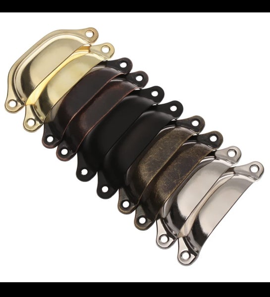 Gold (brass) Medicine Drawer handles Carousel 2