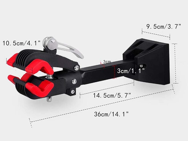 Bicycle wall mount bracket Carousel 8