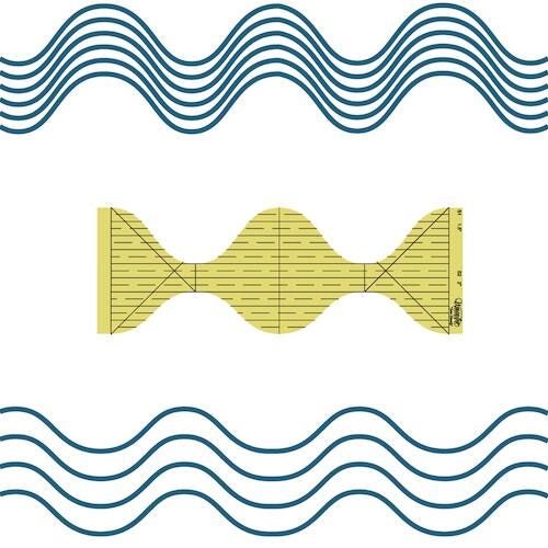 Westalee Serpentine Template - 1-1/2" x 2" High Shank Carousel 1