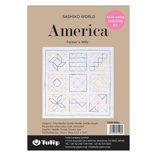 Tulip Hand Sewing Kits Sashiko World - America Farmers Wife Carousel 1