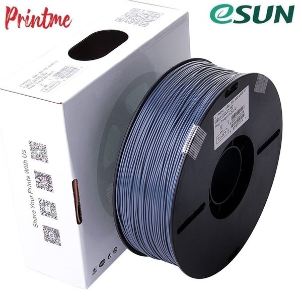 eSUN ABS GREY 1.75mm 3D PRINTER FILAMENT 1kg/2.2lbs Carousel 10