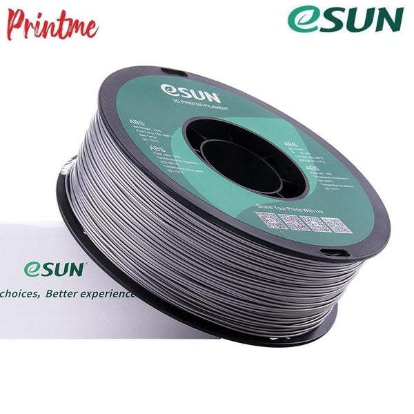 eSUN ABS SILVER 1.75mm 3D PRINTER FILAMENT 1kg/2.2lbs Carousel 2