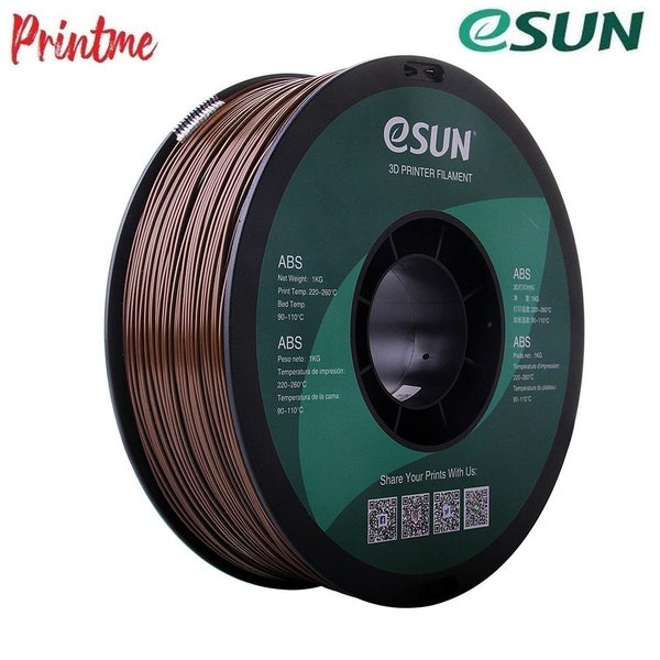 eSUN ABS+ BROWN 1.75mm 3D PRINTER FILAMENT 1kg/2.2lbs Carousel 9