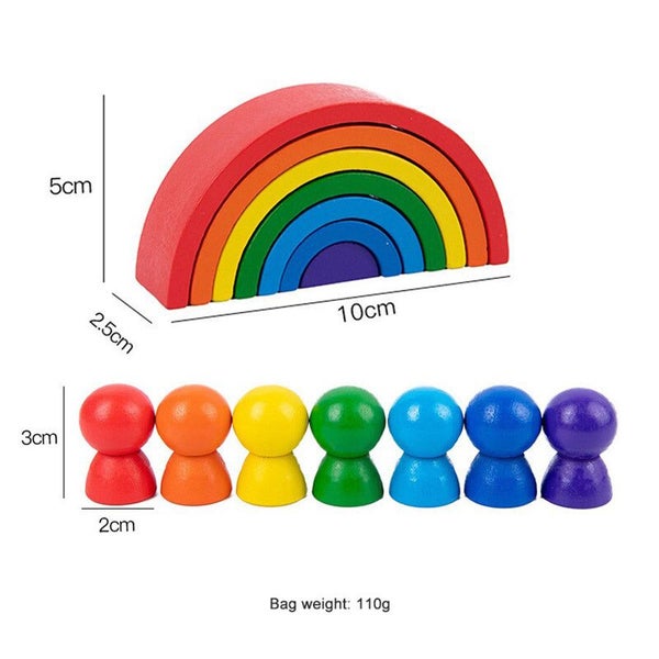 Rainbow building blocks Carousel 2