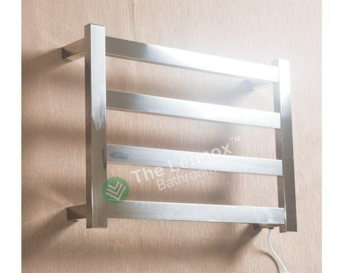 Towel Rail Electric 4 Bars Square Lennox Bathroom CHCH Carousel 1