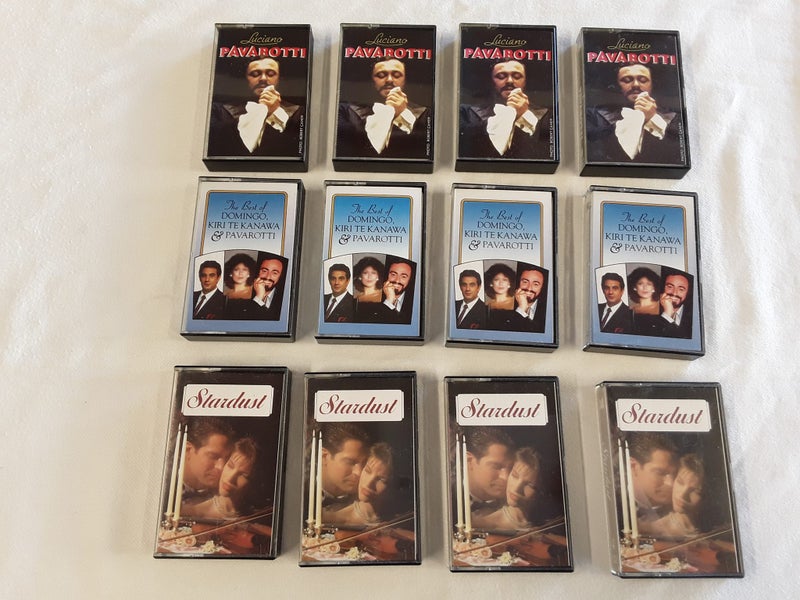Kiri Te Kanawa, Pavarotti, Domingo, Stardust Tapes x 12 Carousel 1