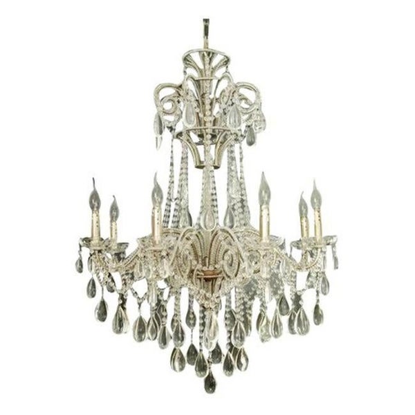 Rembrandt Chandelier - Antique Silver (RL4033) Carousel 1