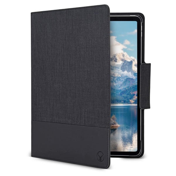 Bonelk Smart Fabric Folio for 12.9-inch iPad Pro 4th Gen (Black/Blue) Carousel 1