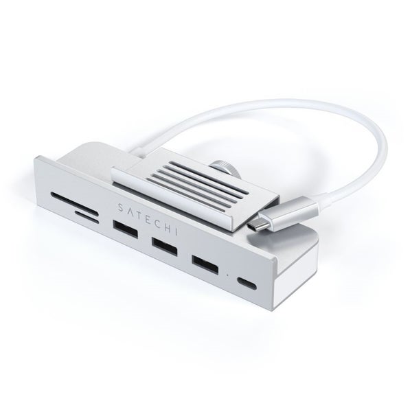 Satechi USB-C Clamp Hub for 24" iMac (Silver) Carousel 1