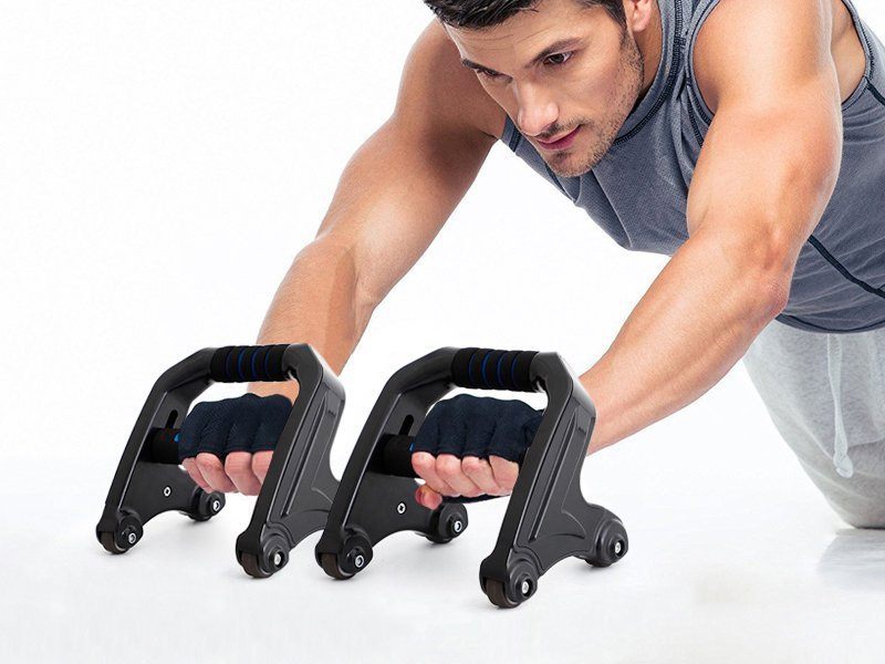 Ab Roller Ab Wheel Abdominal Exercise Core Training - 2Pcs Carousel 1