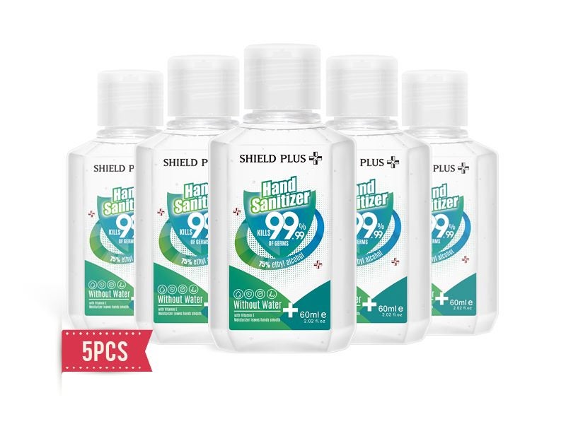 5pk x 60ml Alcohol Gel Hand Sanitiser Carousel 2