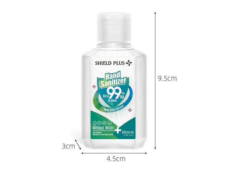 5pk x 60ml Alcohol Gel Hand Sanitiser Carousel 6