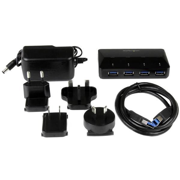 4-Port USB 3.0 Hub plus Dedicated Charging Port - 1 x 2.4A Port Carousel 2