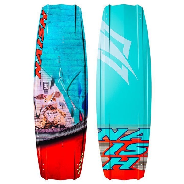 2017 Naish Stomp Twin Tip Kiteboard with Footstraps Carousel 1