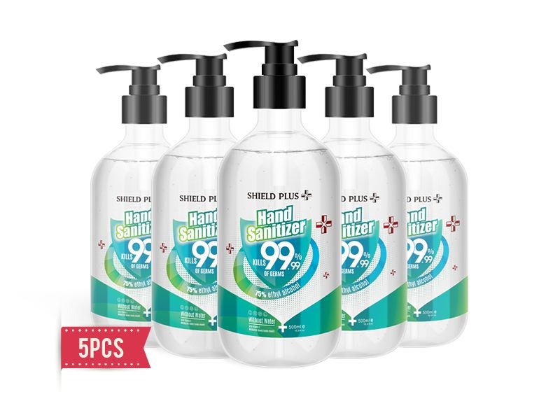 Gel Hand Sanitiser 500ml x 5pk Carousel 1