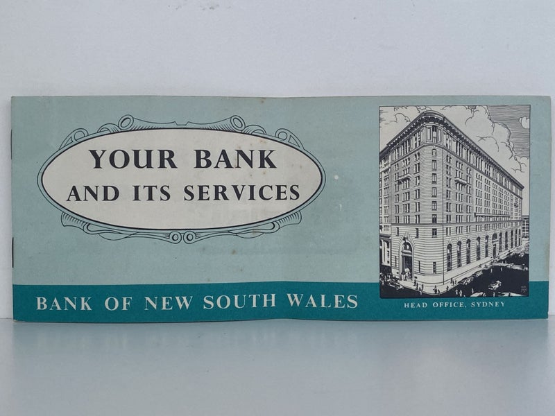 OLD BANKING MEMORABILIA: Bank of New South Wales, Est 1817 1900+1959 Carousel 2