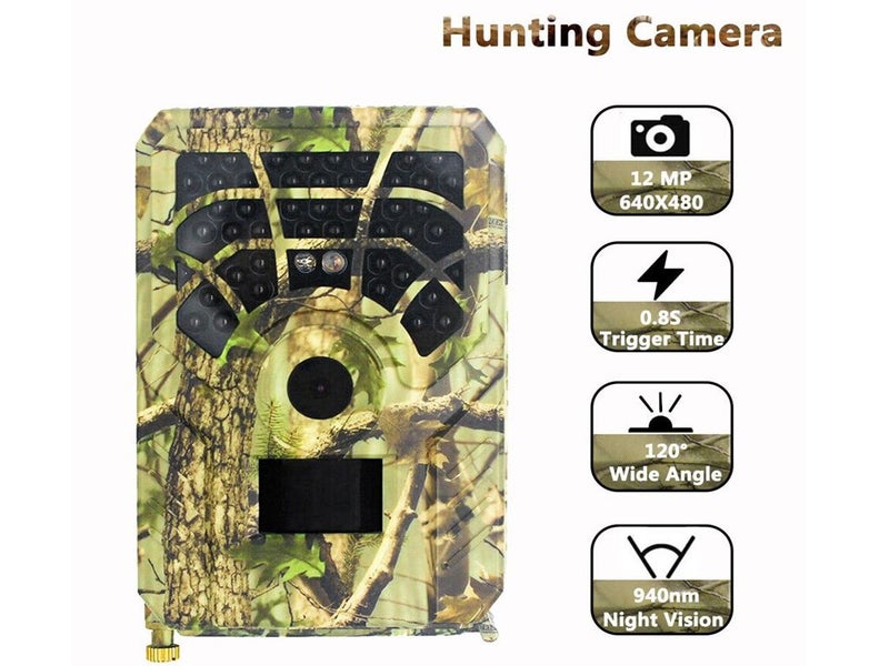 46 LED 720P Budget Hunting Trail Camera Waterproof Camo Carousel 1