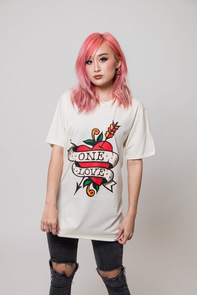 Nas T Shirt One Love Tattoo Logo Illmatic new Official Unisex Natural Carousel 5