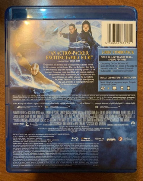 The Last Airbender BD & DVD Carousel 2
