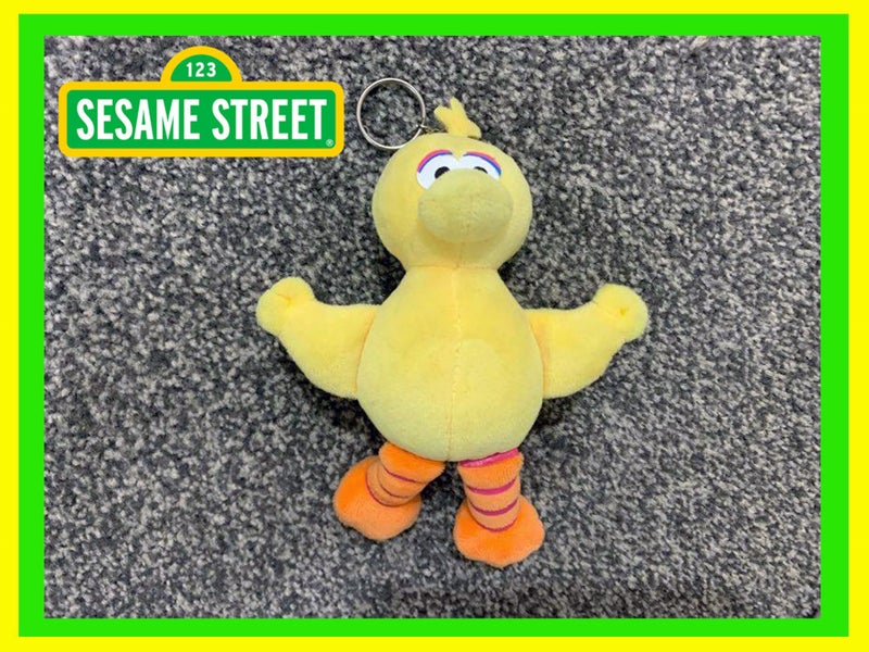 WOW! Sesame Street BIG BIRD Keyring!! Delivery anywhere in NZ! Carousel 1