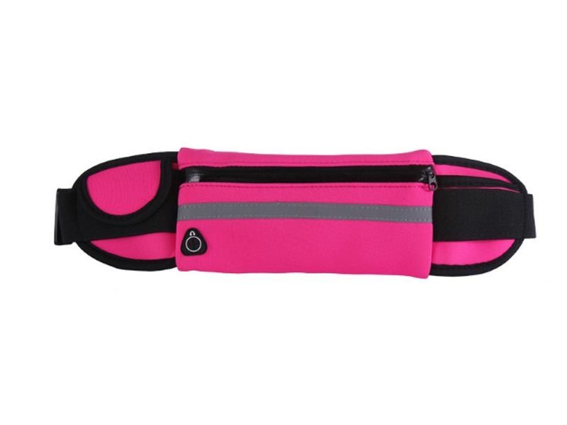 Waist Bag Waist Pouch Cycling Running Bag - Pink Carousel 1