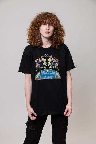 Rag N Bone Man T Shirt Coloured Graveyard Logo new Official Mens Black Carousel 5