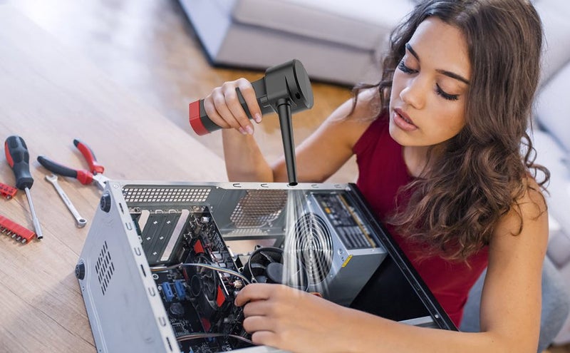 Electric Air Blower Computer Cleaning,Cordless Air Dust Cleaner for PC Keyboard Carousel 8