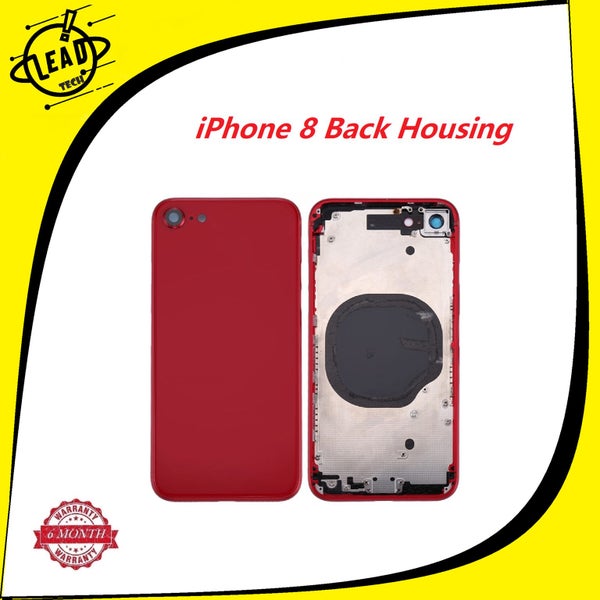 iPhone 8 Rear Back Housing- Red Carousel 1